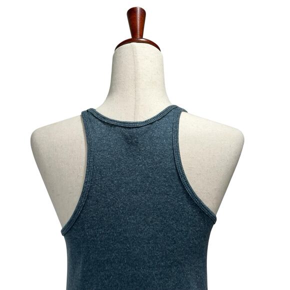 Allbirds Women's Sleeveless Maxi Dress Size Small "The Ribbed Dress" Blue (15) - Picture 8 of 12